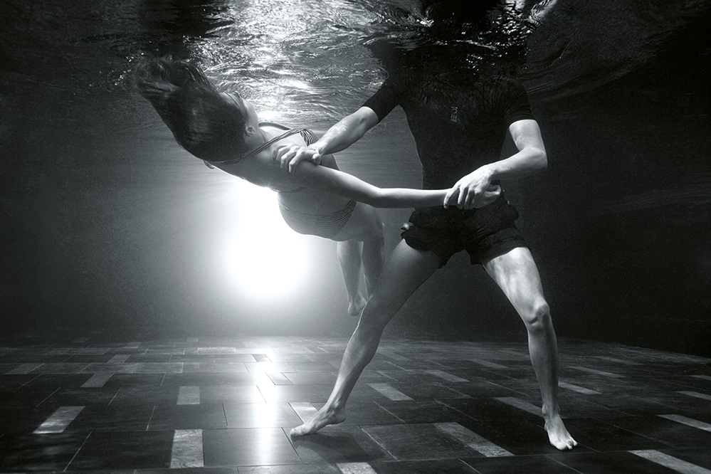 Submergence under water